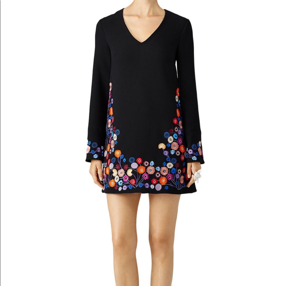 Tanya Taylor Black Nicolette Dress